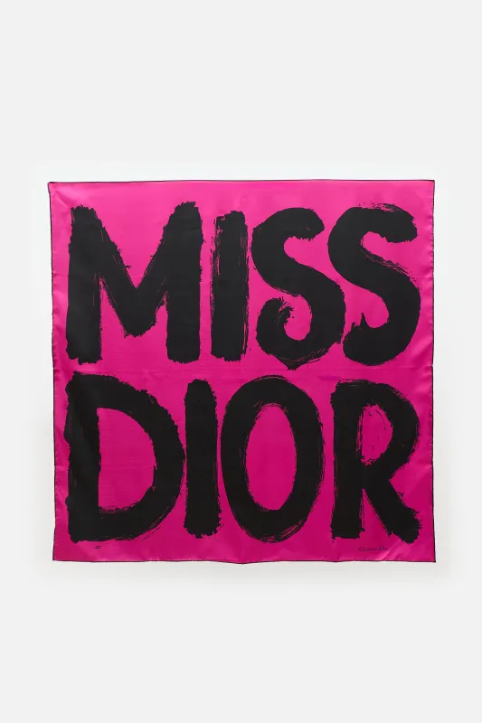 Silk Miss Dior Graffiti Scarf made by Dior