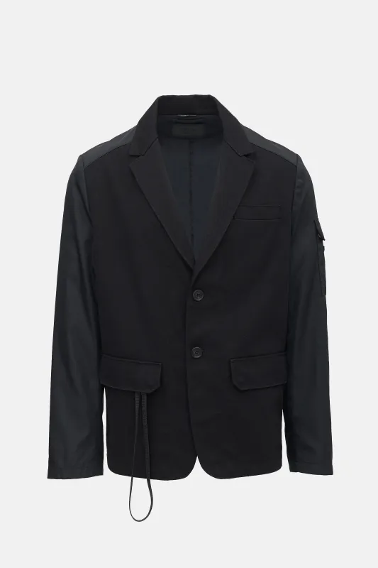 2021 Twill Nylon Hybrid Blazer made by Prada