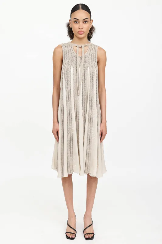 Knit & Silk Dress made by Bottega Veneta