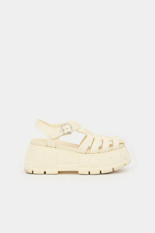 Rubber Fisherman Sandal made by Miu Miu