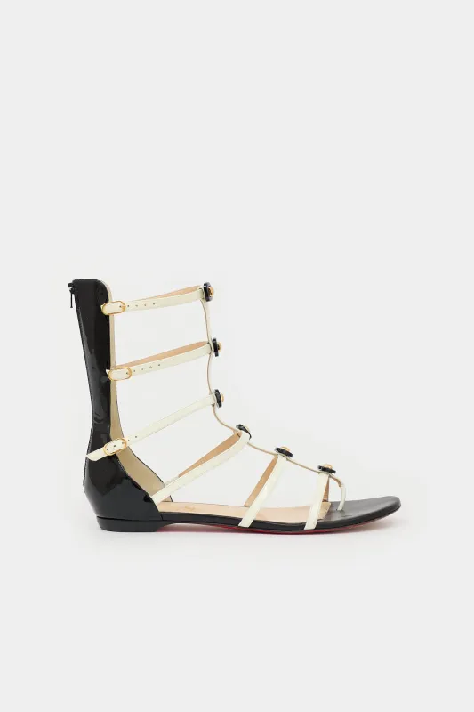 Leather Gladiator Sandal made by Christian Louboutin