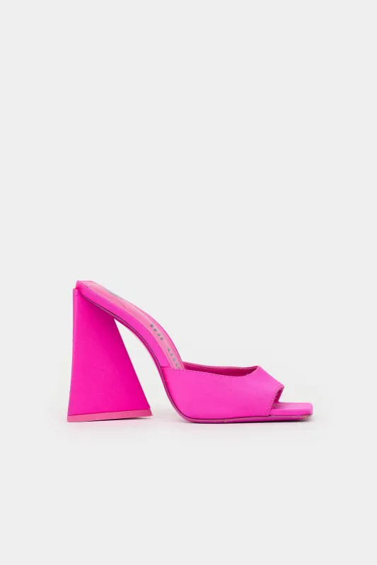 Satin Devon Mule made by The Attico
