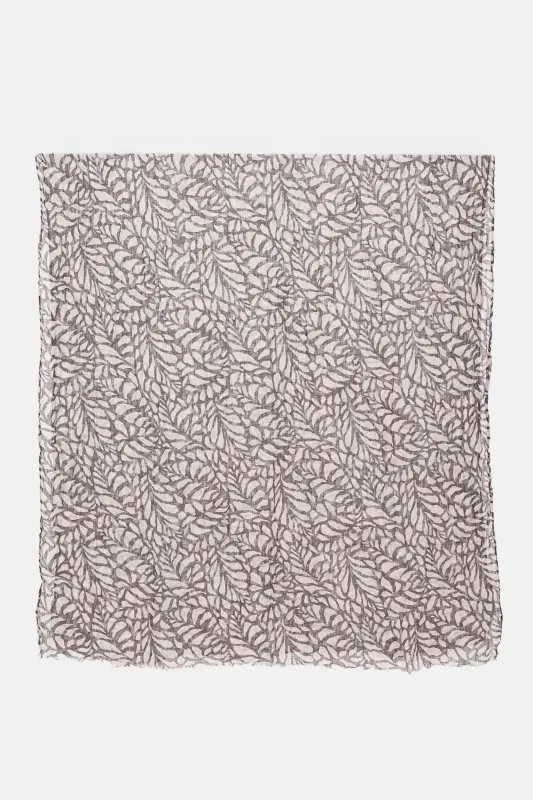 Printed Linen Scarf made by Brunello Cucinelli
