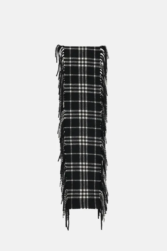 Cashmere Fringe Scarf made by Burberry