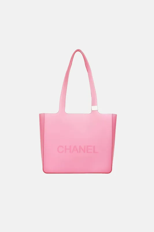 Jelly Logo Tote Bag made by Chanel