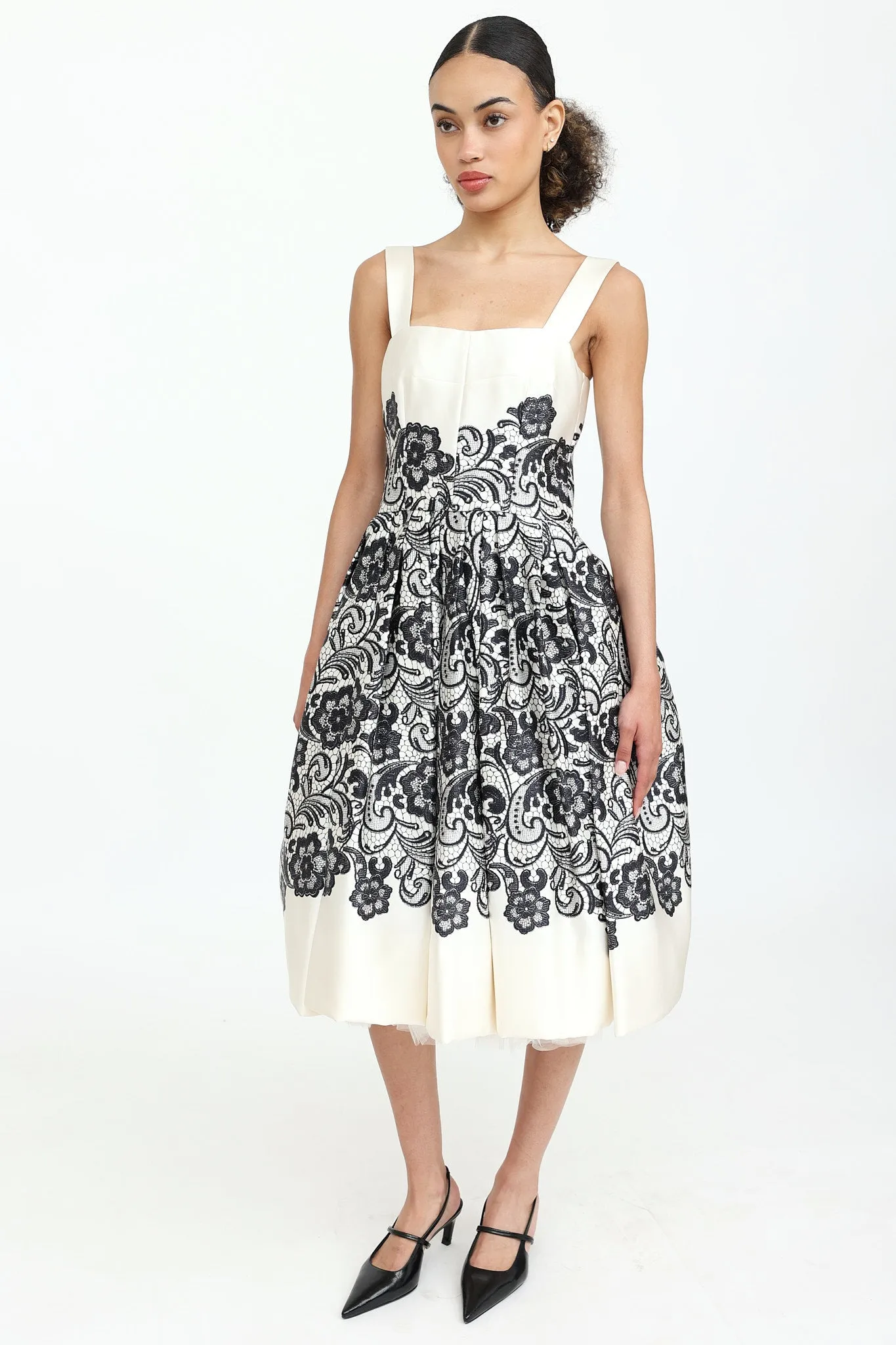 Lace Print Midi Dress sold by VSP Consignment product image thumbnail 3