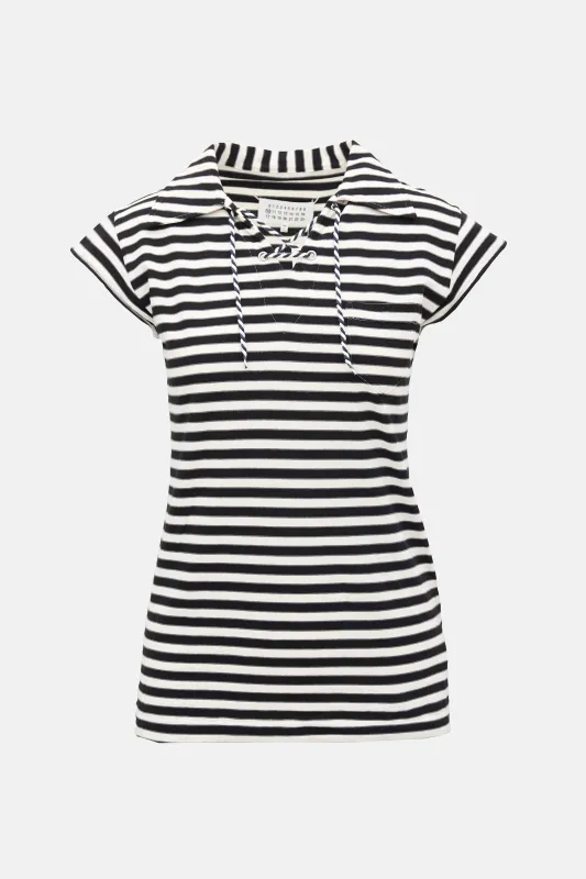 Striped Cap Sleeve Top made by Maison Margiela
