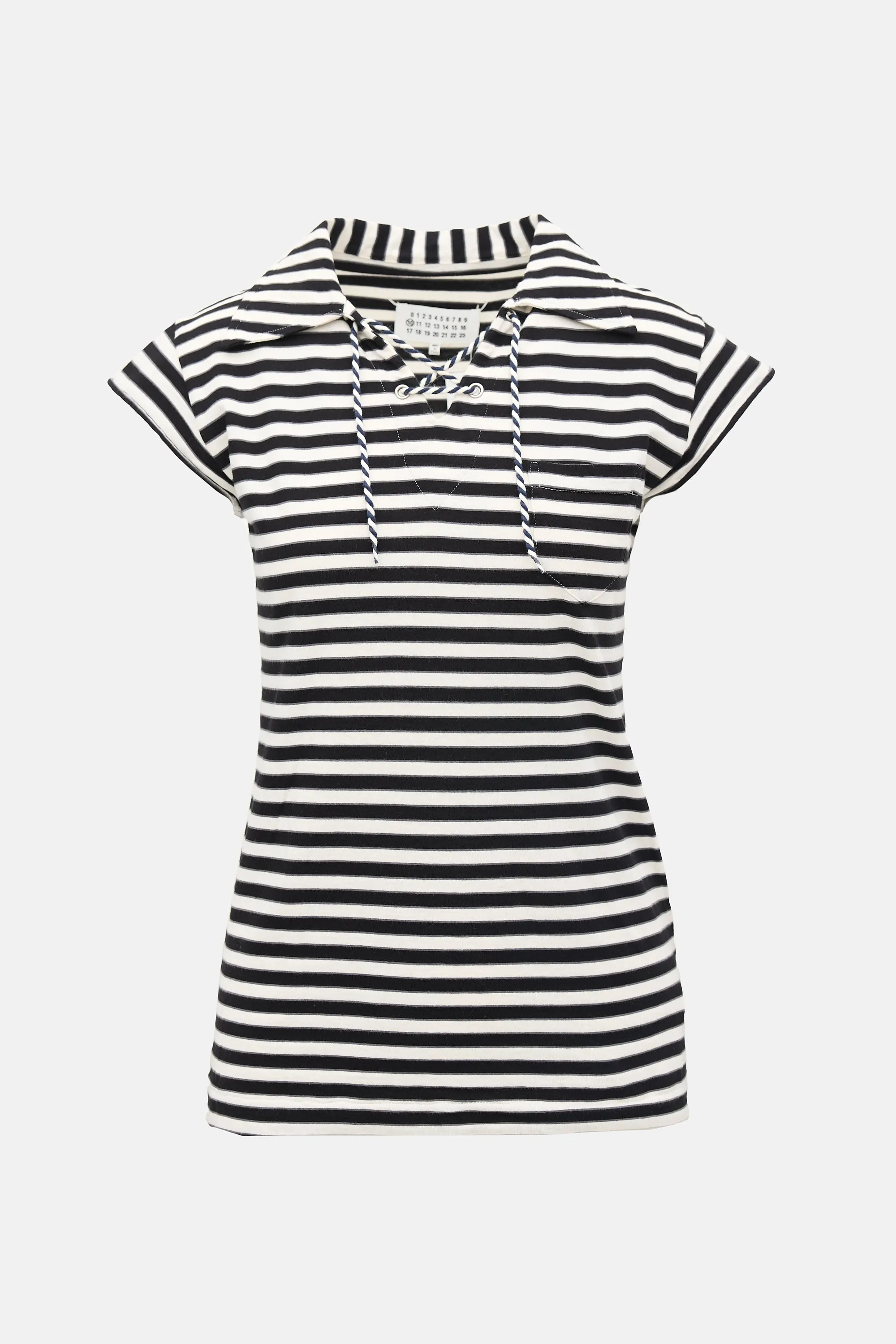 Striped Cap Sleeve Top sold by VSP Consignment