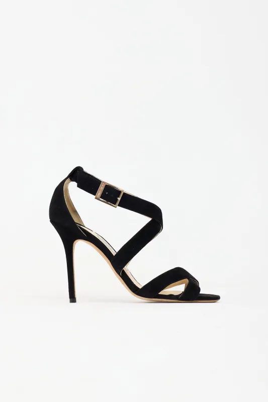Suede Lottie Sandal made by Jimmy Choo