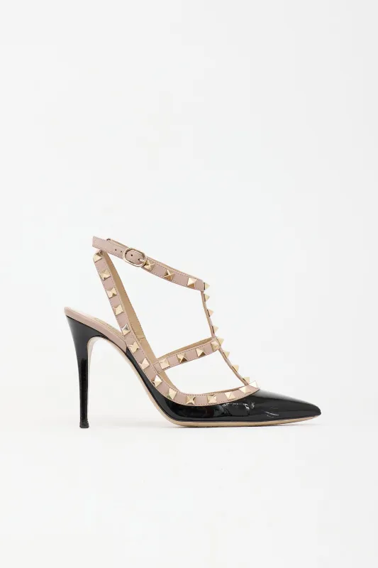 Patent Rockstud Heel made by Valentino