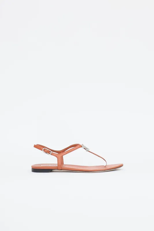 CC T-Strap Sandal made by Chanel