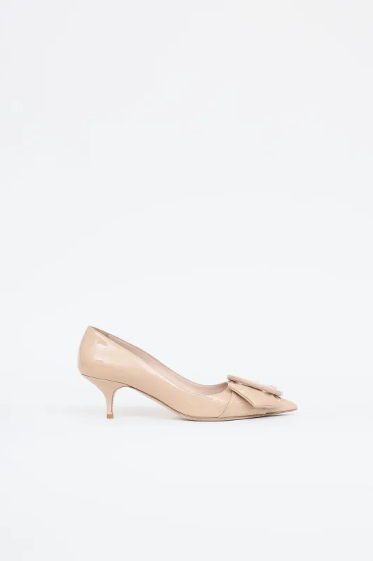Patent Buckle Heel made by Miu Miu