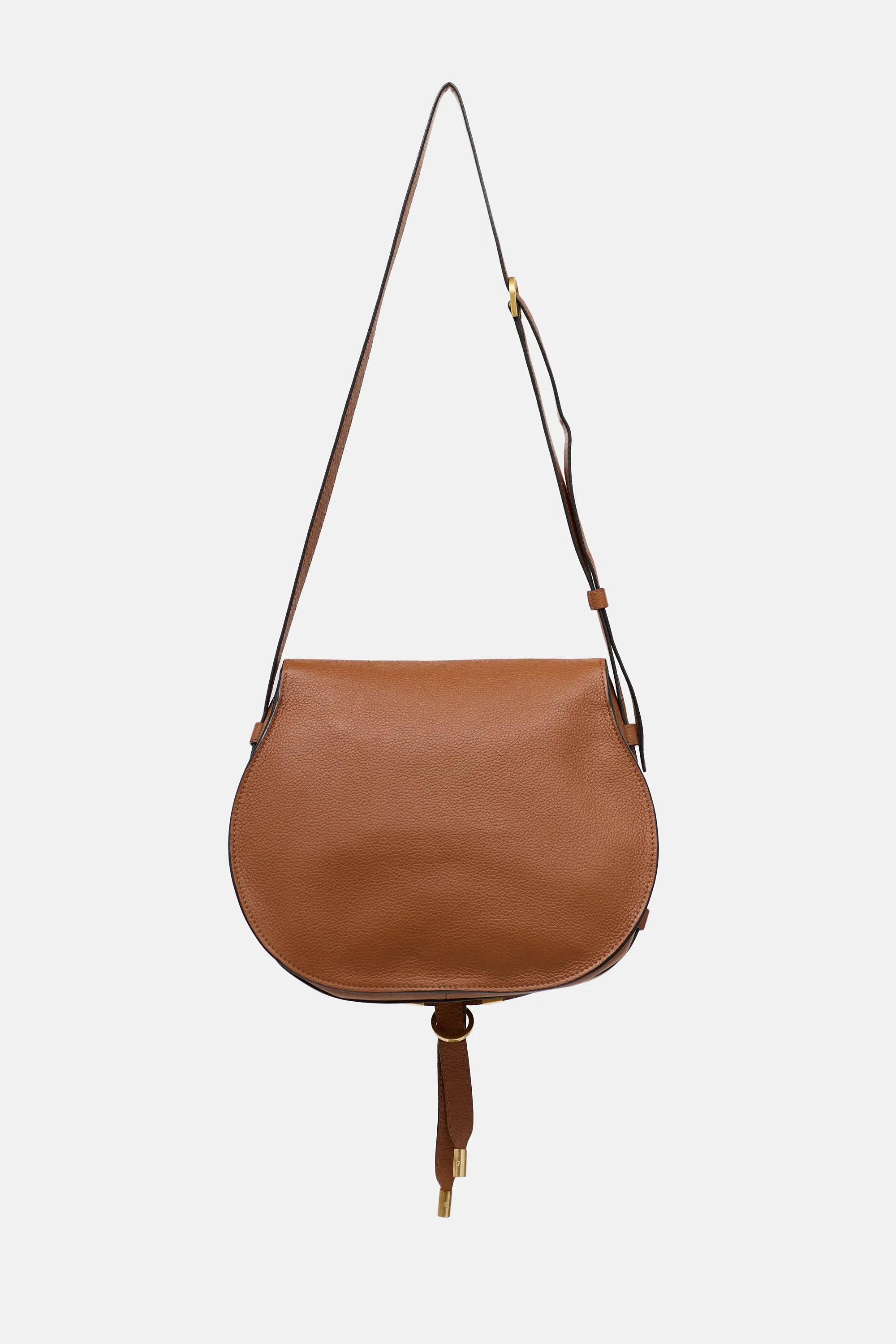 Leather Medium Marcie Saddle Bag sold by VSP Consignment product image thumbnail 2