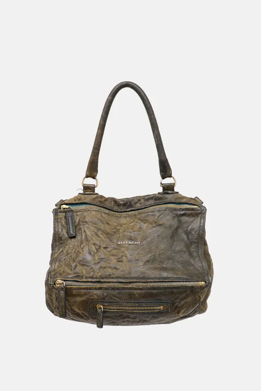 Aged Leather Medium Pandora Bag made by Givenchy