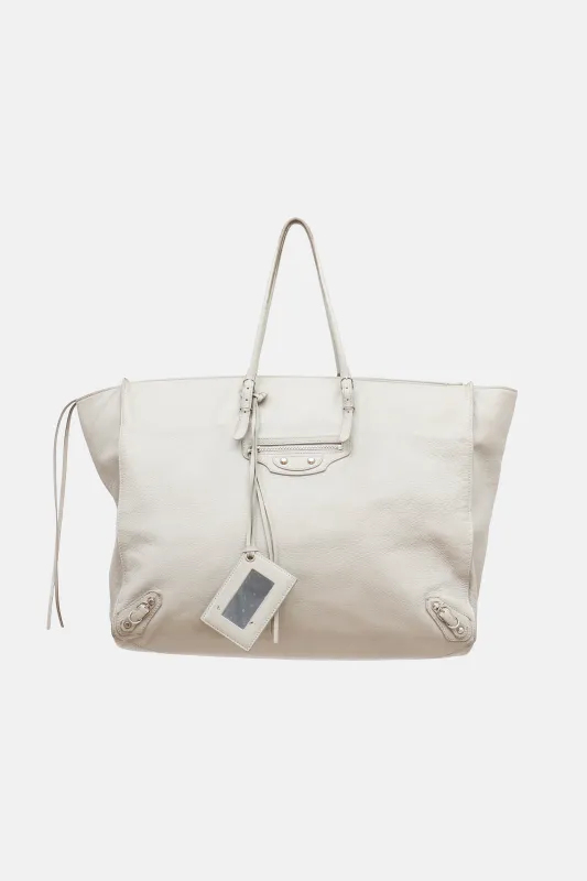 Leather Papier A4 Tote Bag made by Balenciaga