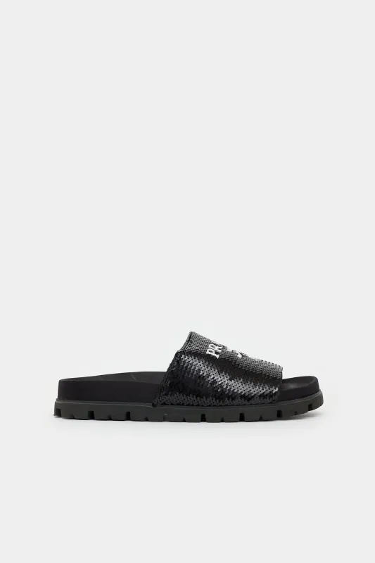 Sequin Sandal made by Prada