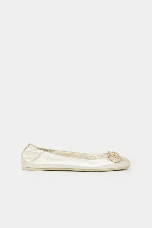 Leather Ballet Flat made by Gucci