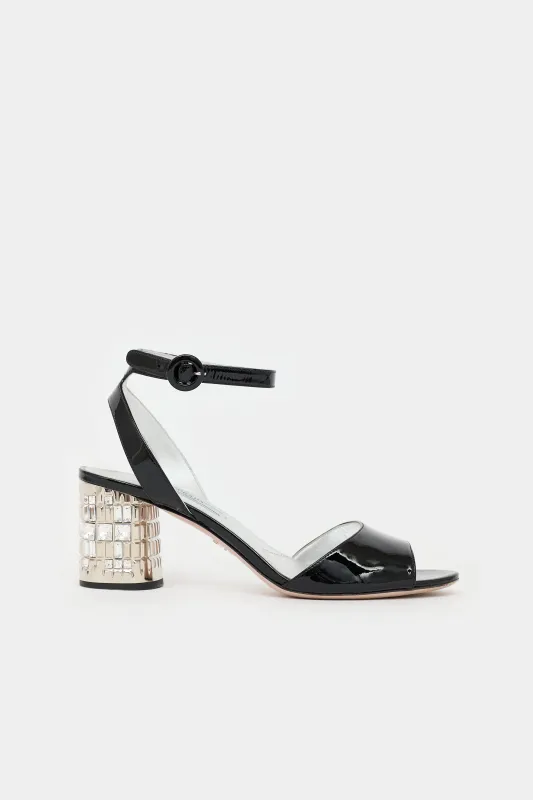 Patent Leather  Sandal made by Prada