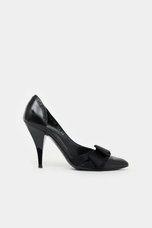 Leather D'Orsay Pump made by Gucci