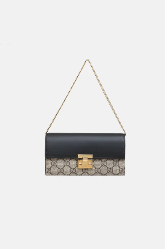 GG Supreme Padlock Wallet On Chain Bag made by Gucci