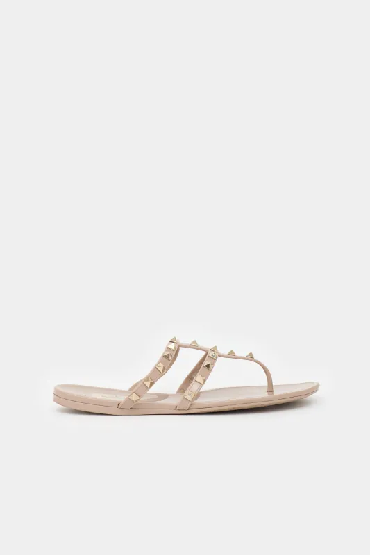 Rockstud Thong Sandal made by Valentino