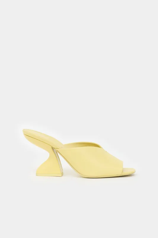 Leather Peep Toe Mule made by Salvatore Ferragamo
