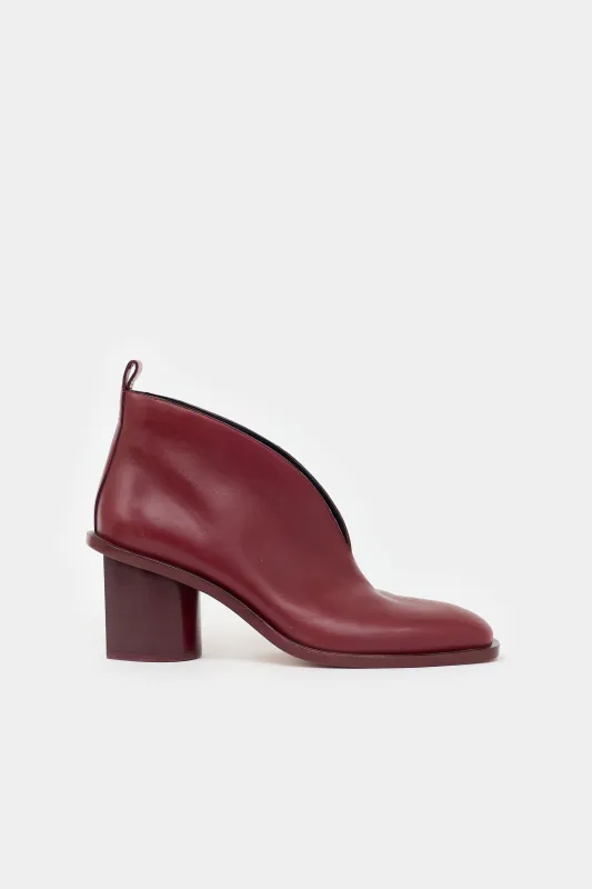 Leather Ankle Boot made by Celine
