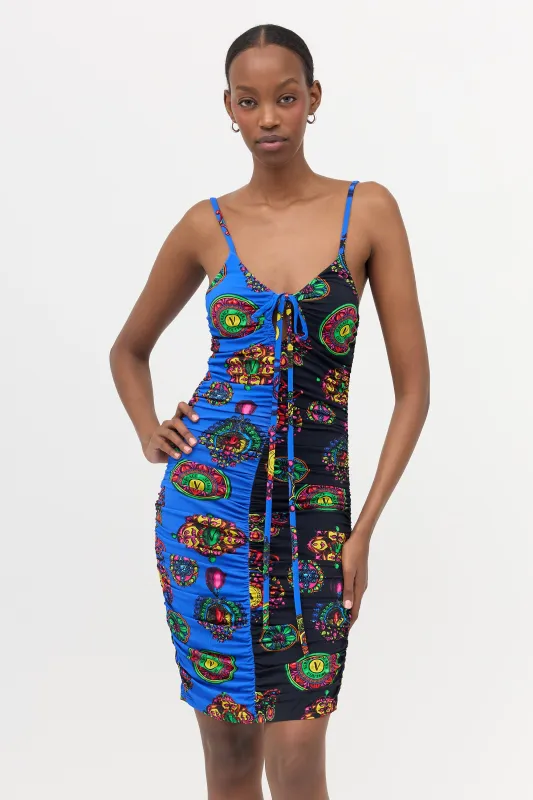 Jeans Couture Printed Dress made by Versace