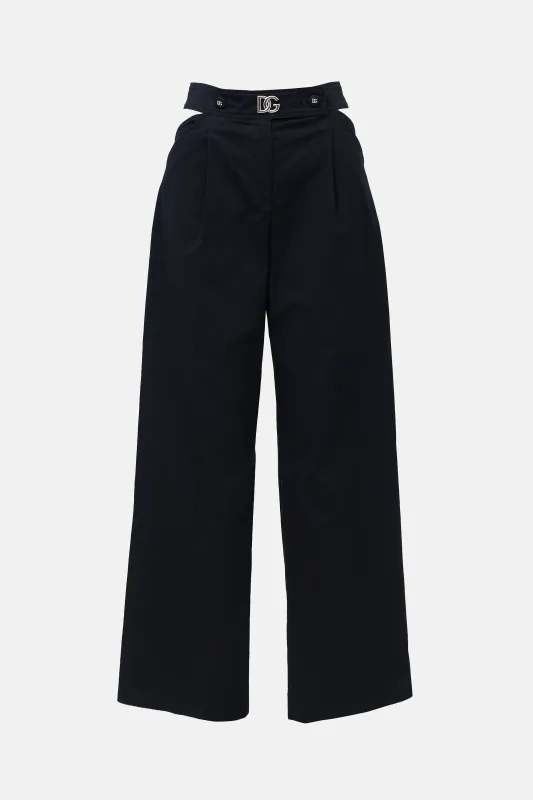 Cut Out Wide Leg Trouser made by Dolce & Gabanna