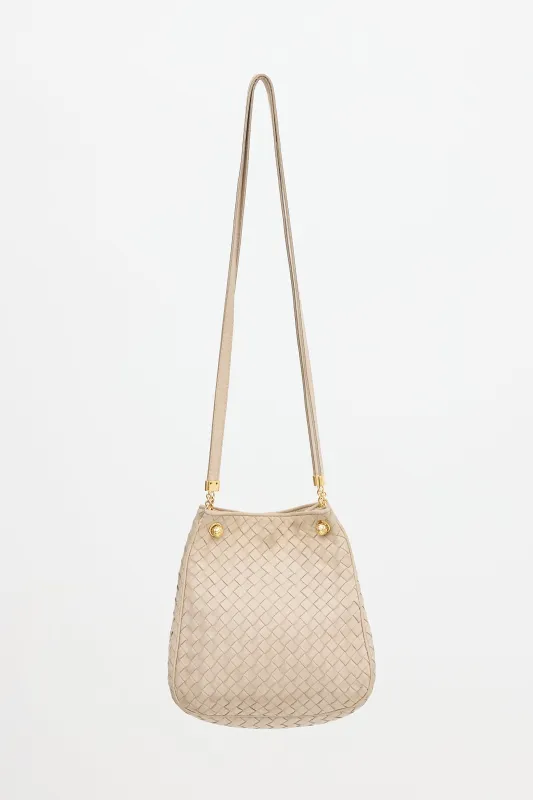 Leather Intrecciato Bucket Bag made by Bottega Veneta