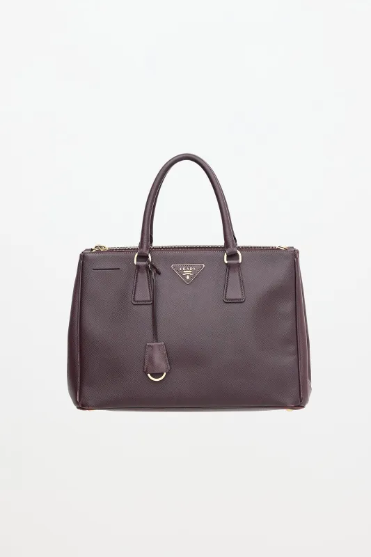 Saffiano Leather Galleria Bag made by Prada