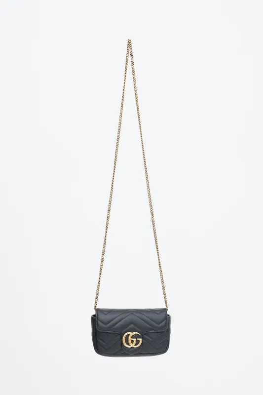 Leather Marmont GG Belt Bag made by Gucci