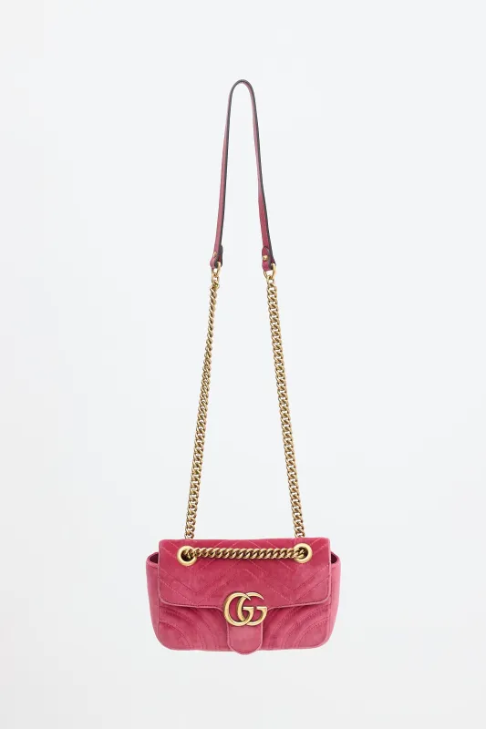 Velvet Small GG Marmont Bag made by Gucci