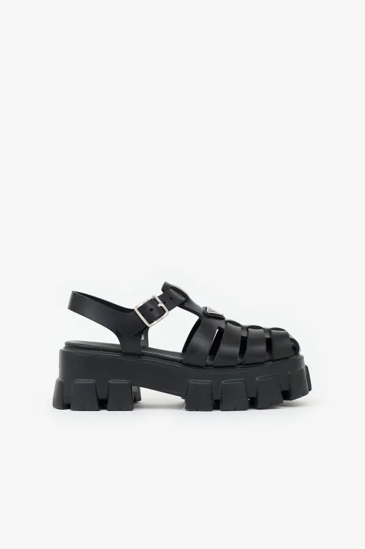 Rubber Monolith Fisherman Sandal made by Prada