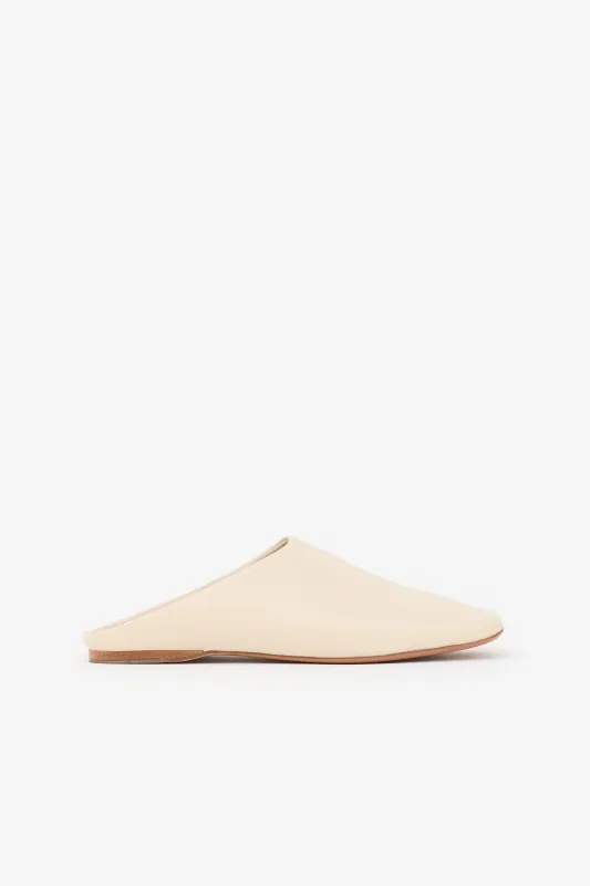 Leather Square Toe Mule made by Celine