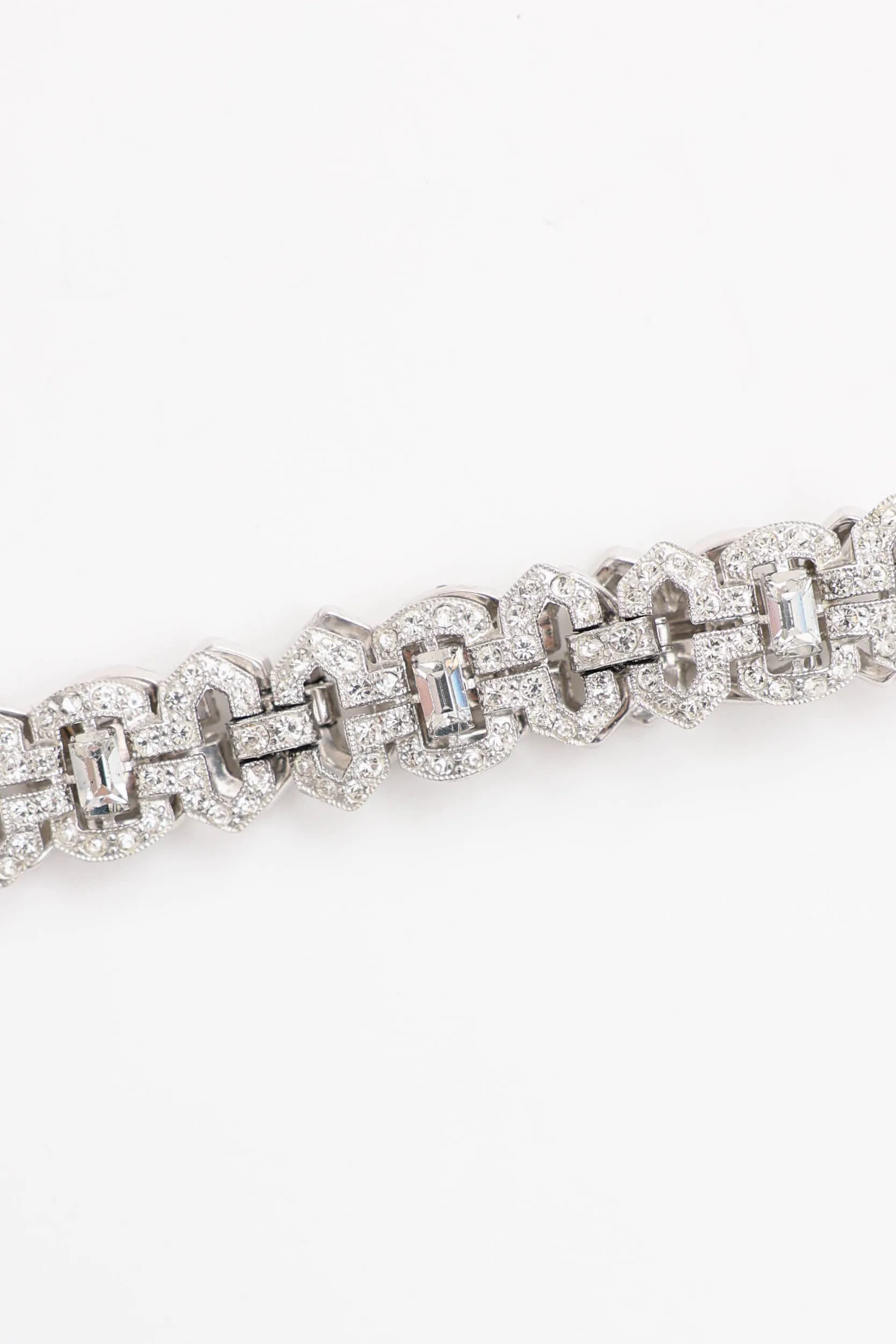 1930's Diamante Art Deco Bracelet sold by VSP Consignment product image thumbnail 2