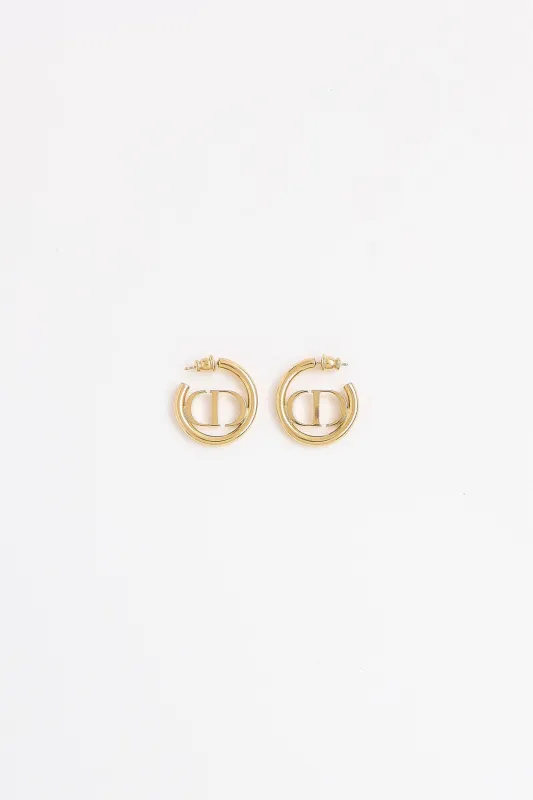 30 Montaigne Hoop Earrings made by Dior