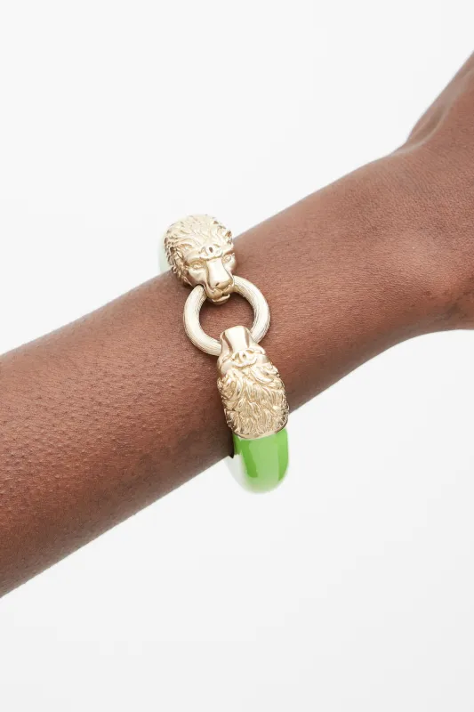 Spring 2011 Enamel Two Head Bracelet made by Chanel