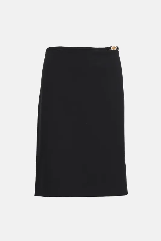 Medusa Buckle Pencil Skirt made by Versace