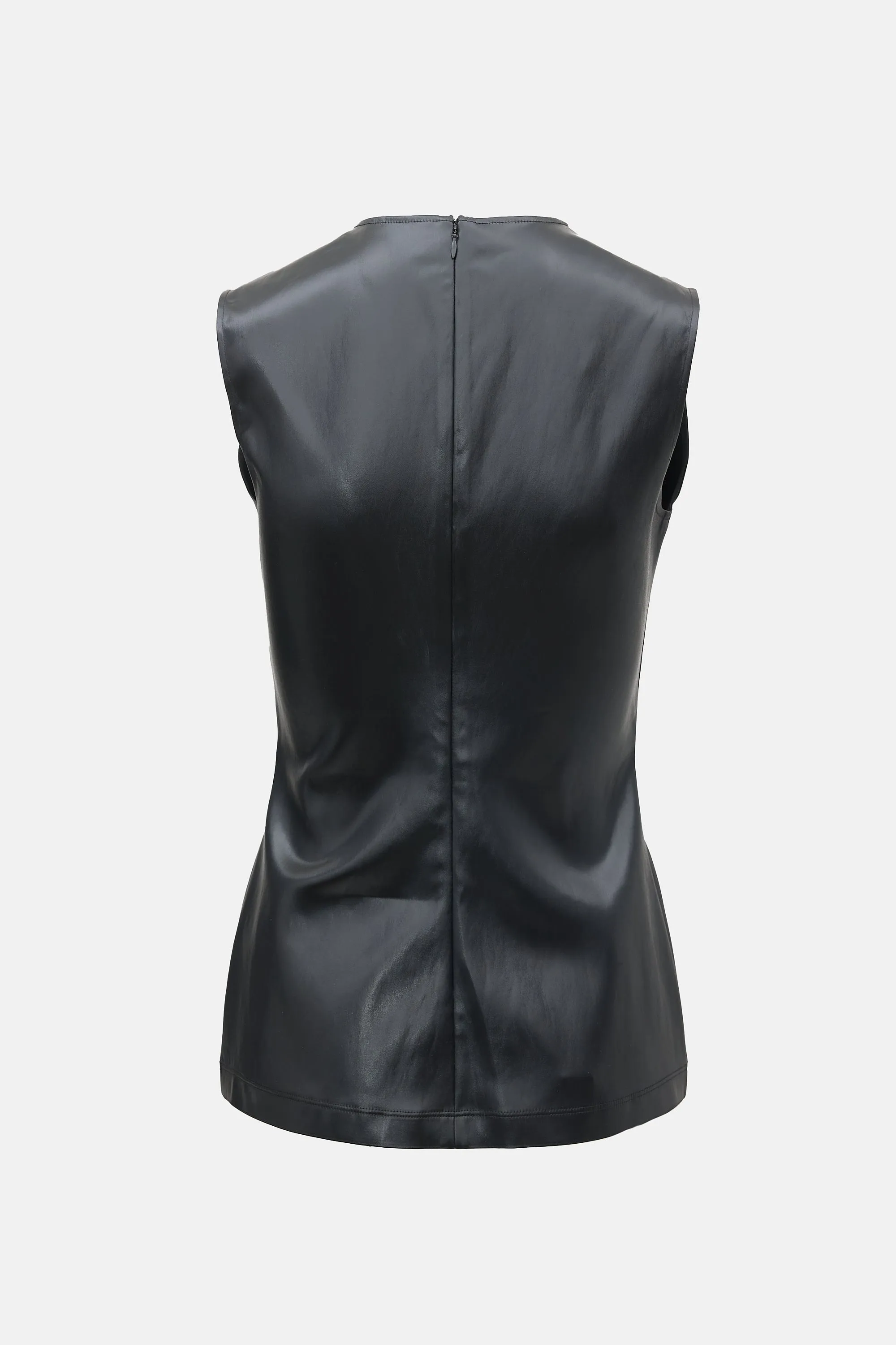 Peau De Soie Sleeveless Top sold by VSP Consignment product image thumbnail 2