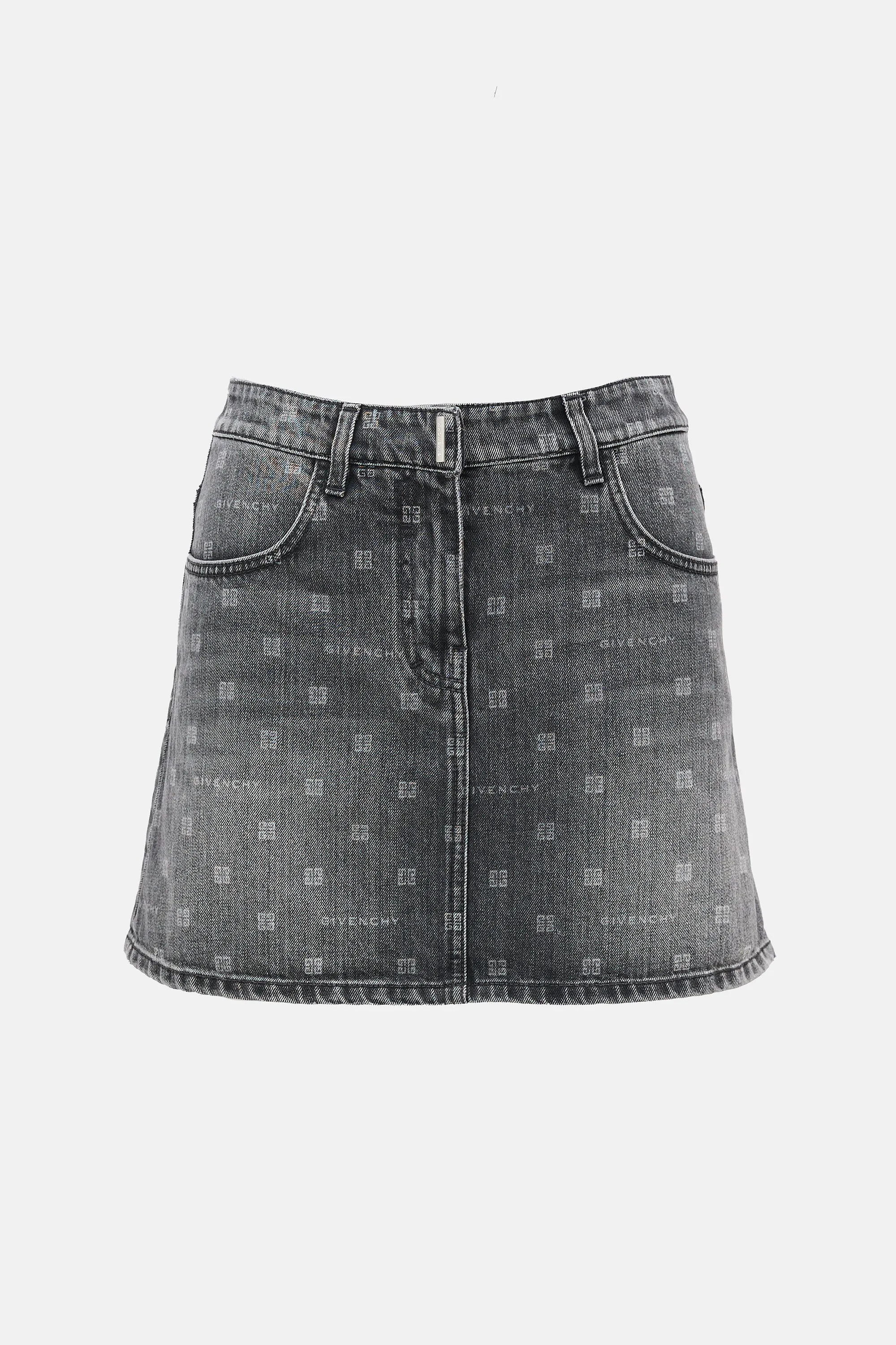 Denim 4G Mini Skirt sold by VSP Consignment