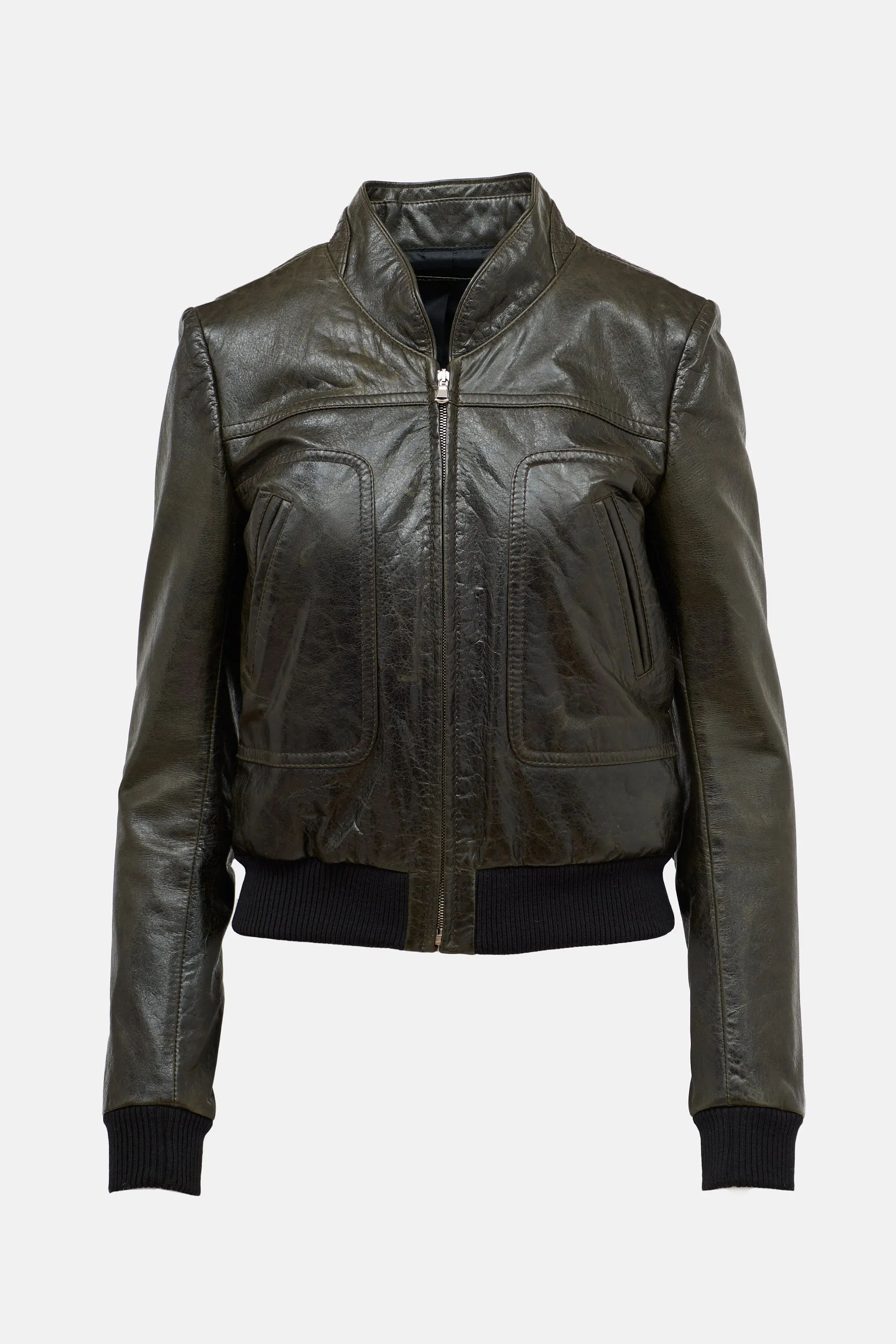 2008 Aged Leather Jacket sold by VSP Consignment