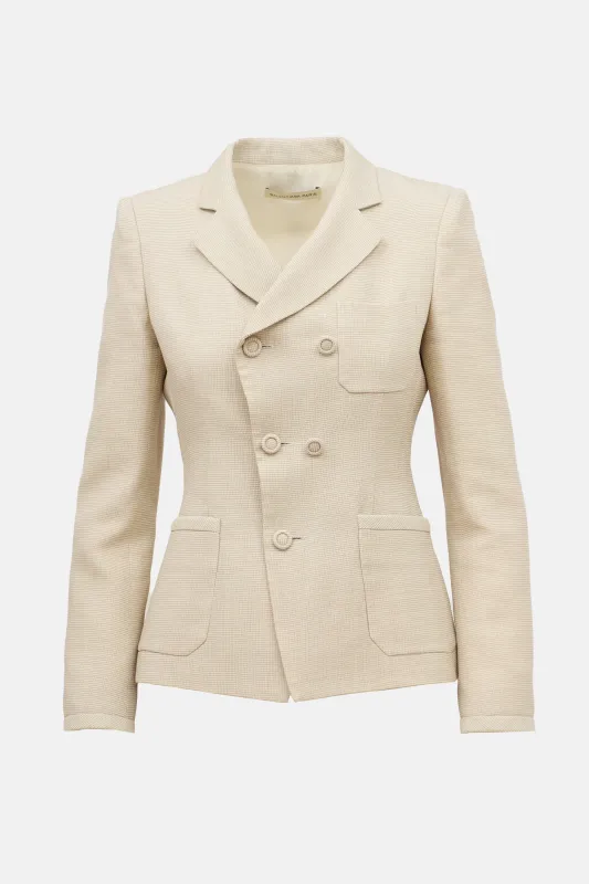2009 Wool Double Breasted Blazer made by Balenciaga