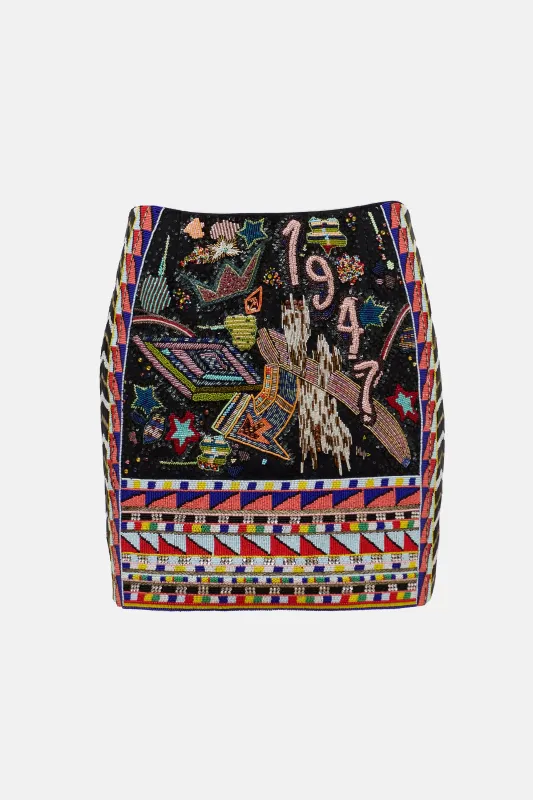SS 2014 Embellished Mini Skirt made by Emilio Pucci