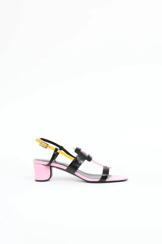 Colour Block Sandal made by Roger Vivier