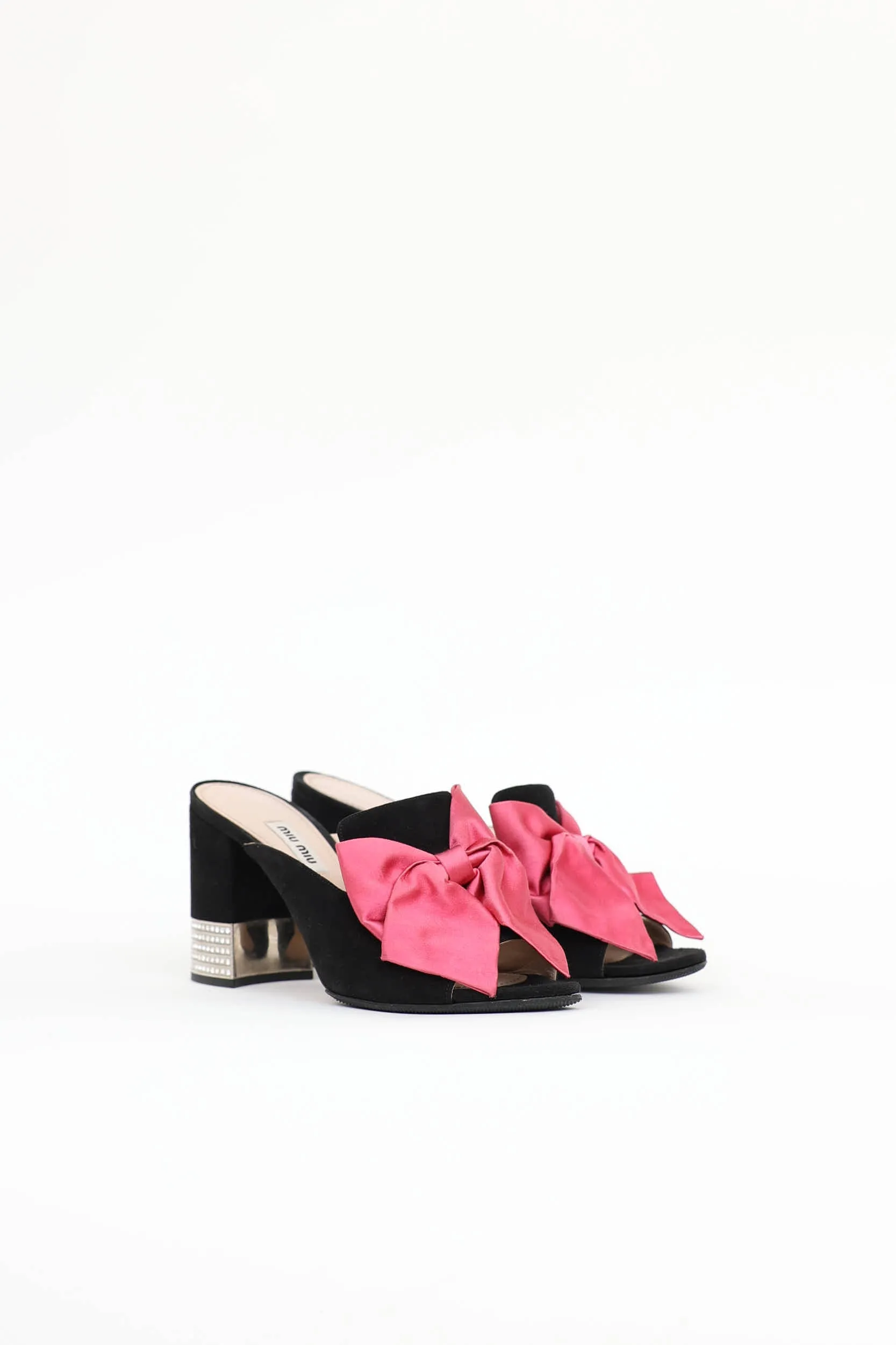 Suede Bow Mule sold by VSP Consignment product image thumbnail 2