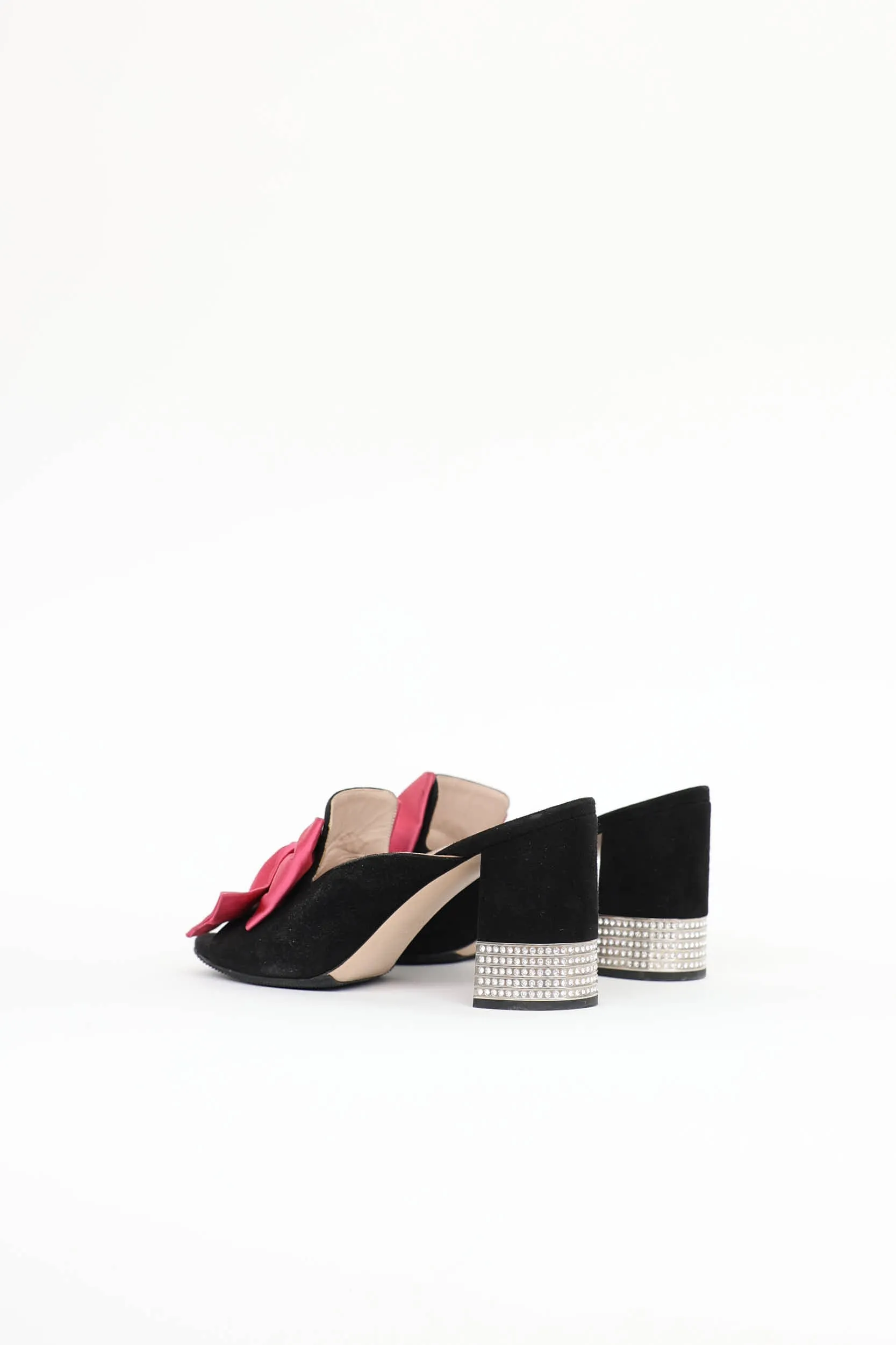 Suede Bow Mule sold by VSP Consignment product image thumbnail 4