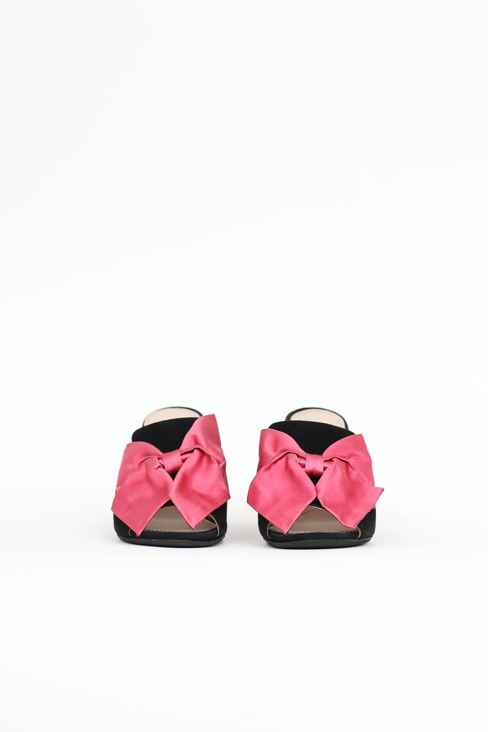Suede Bow Mule sold by VSP Consignment product image thumbnail 3