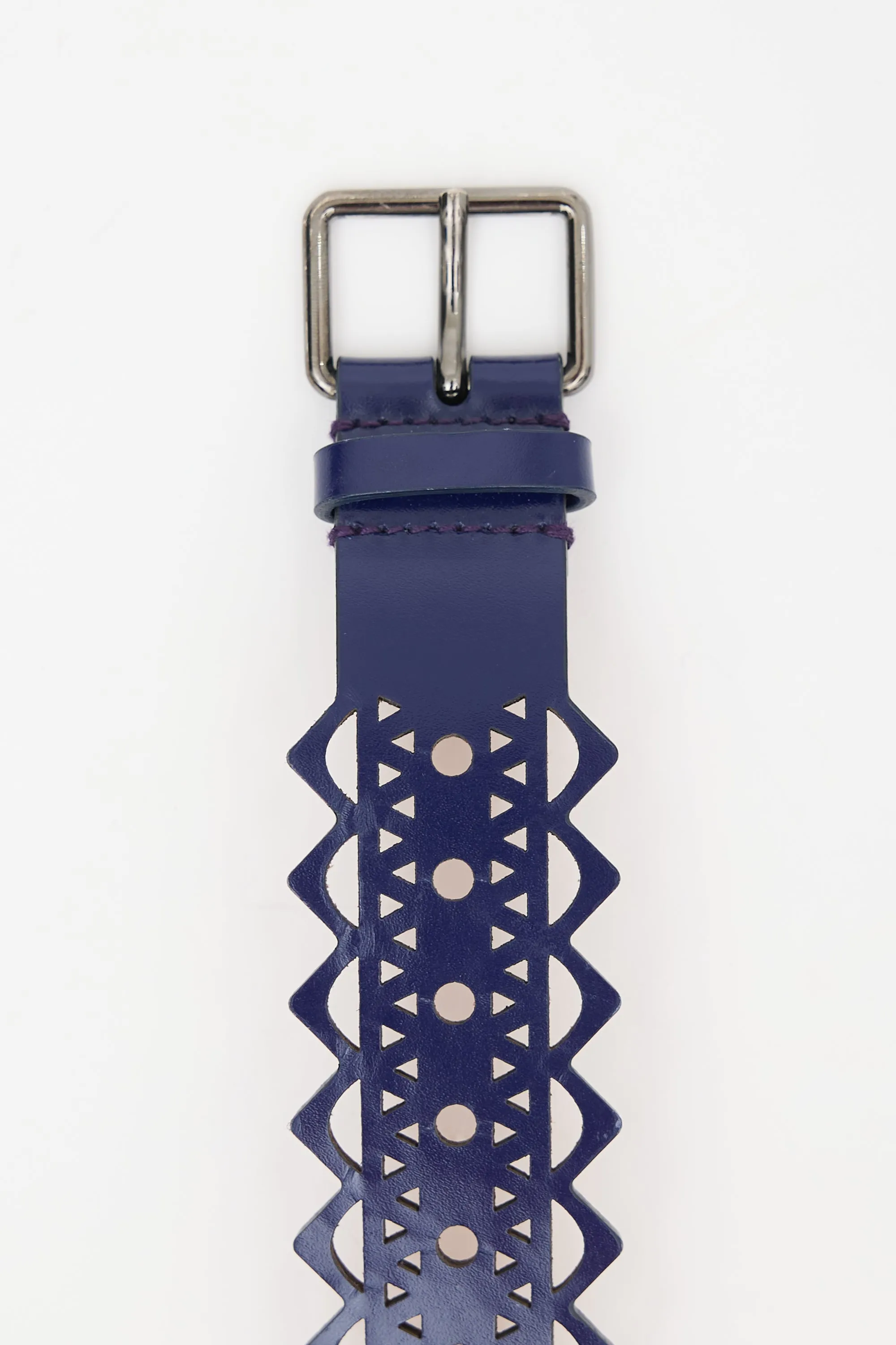Leather Laser Cut Belt sold by VSP Consignment product image thumbnail 2