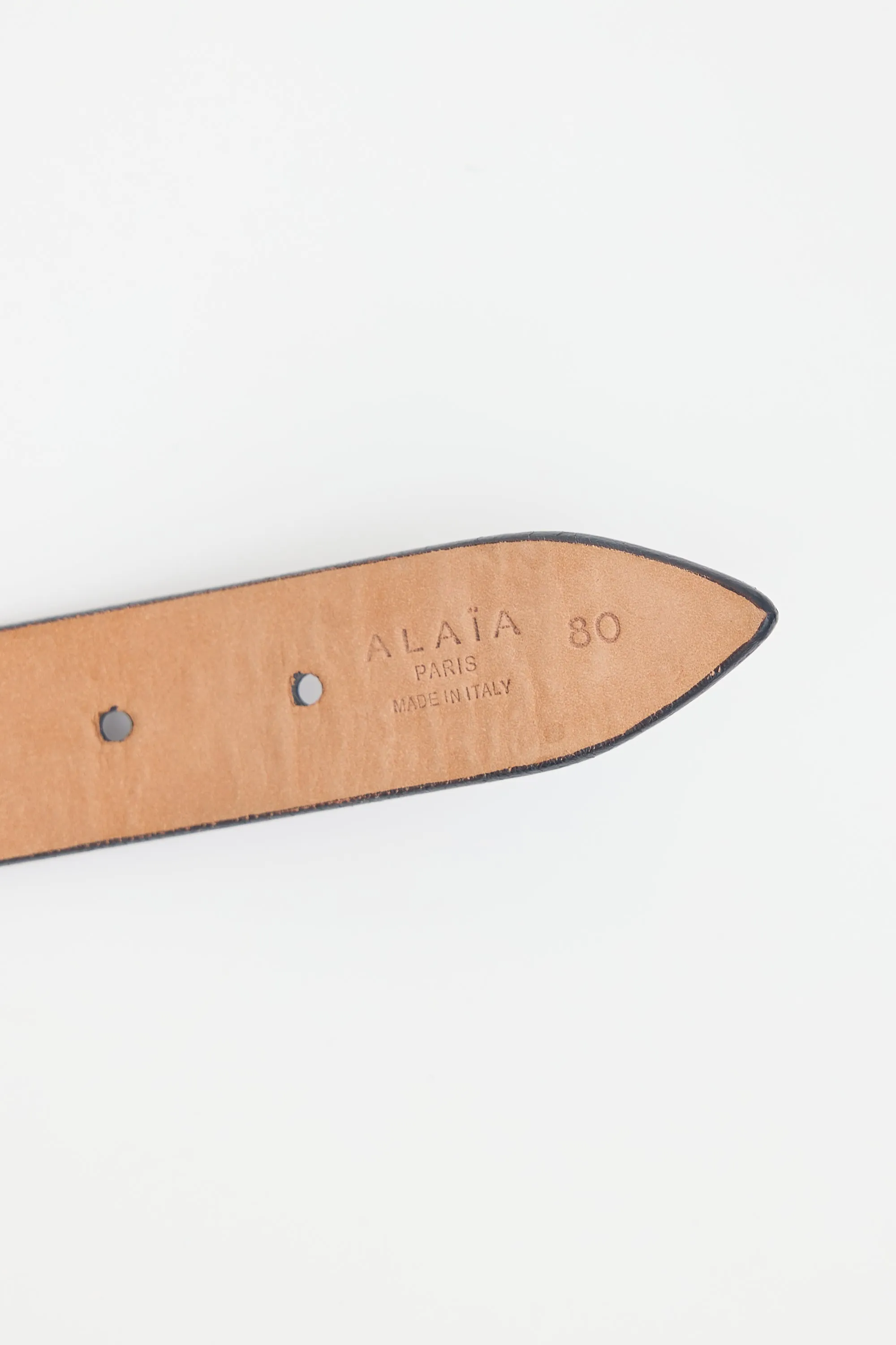 Leather Laser Cut Belt sold by VSP Consignment product image thumbnail 3